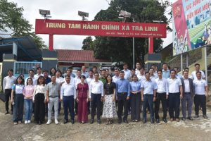 Đoàn khách tham quan trải nghiệm Du Lịch Trà Linh, Hành trình khám phá vùng đất Sâm, cá Hồi và văn hóa người Xê Đăng